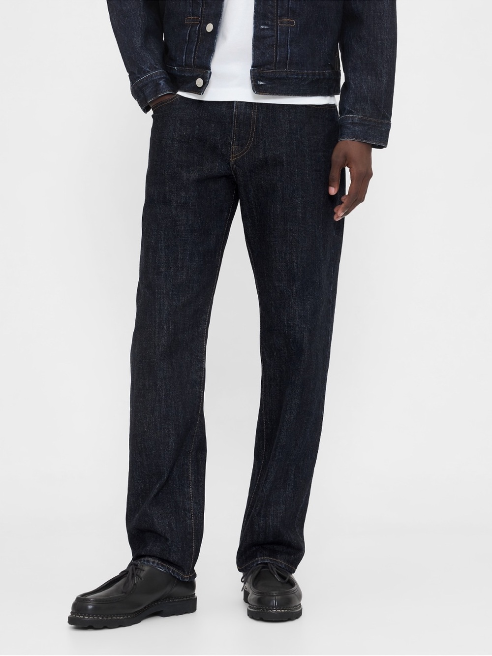 Gap men’s heavyweight relaxed straight jeans